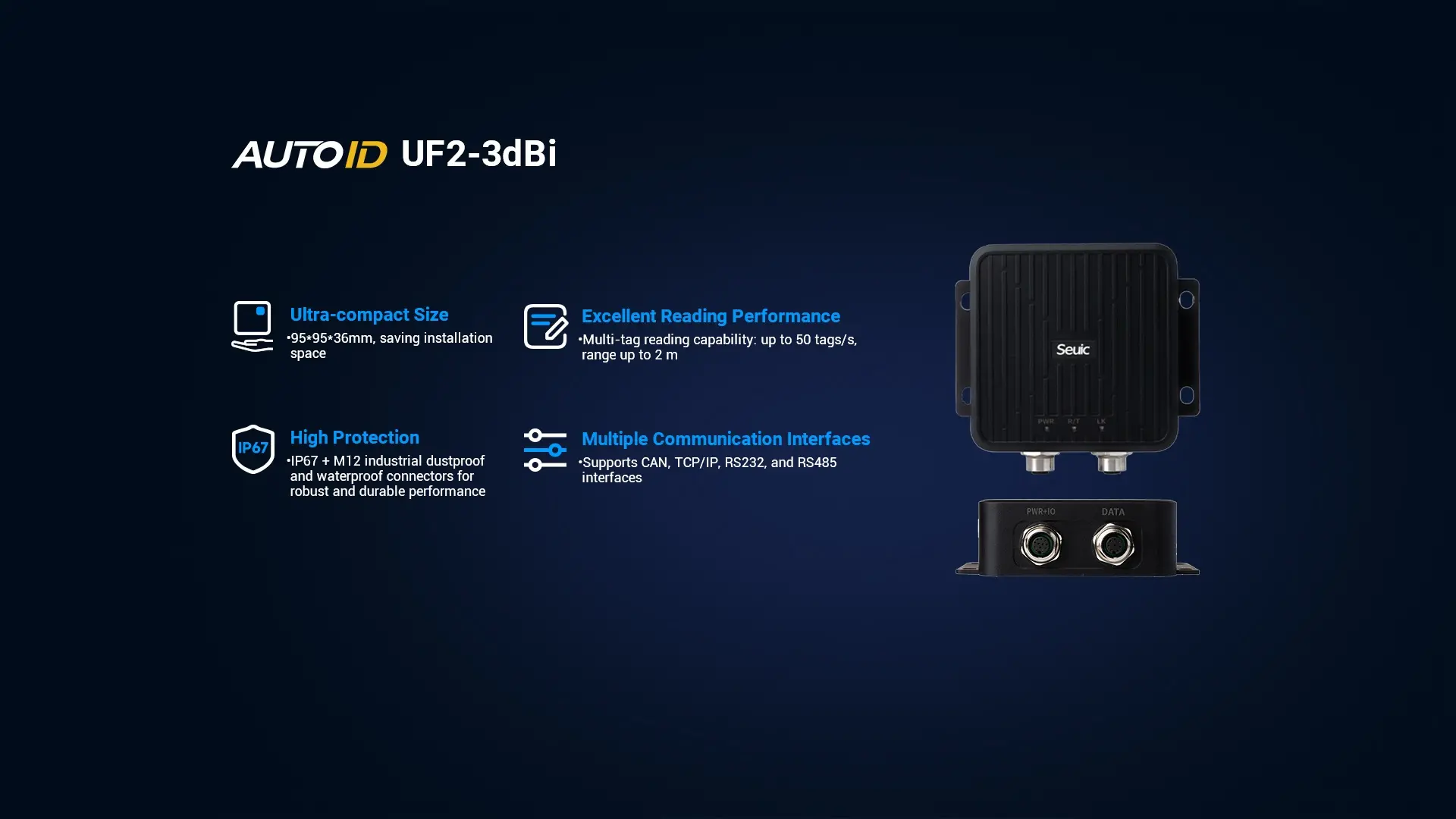 AUTOID UF2 Series Fixed RFID Readers