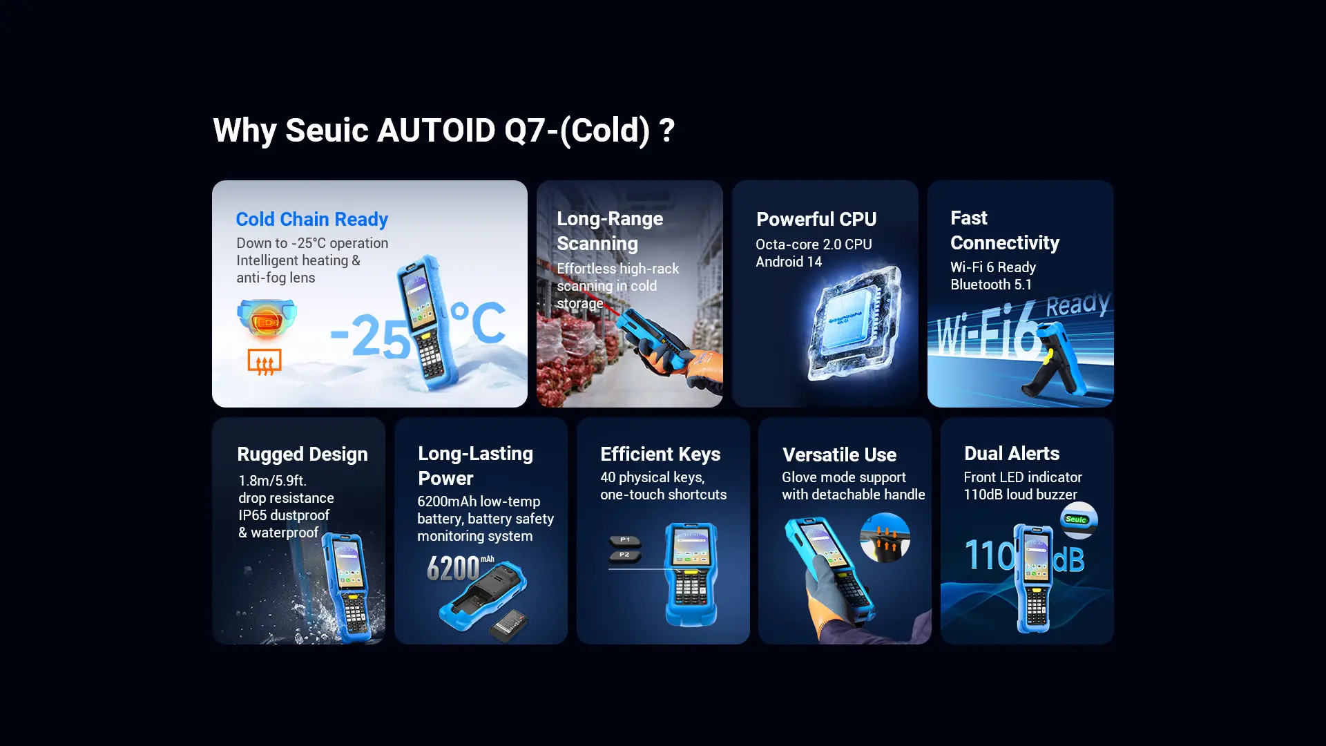 AUTOID Q7-(Cold) Handheld Terminal