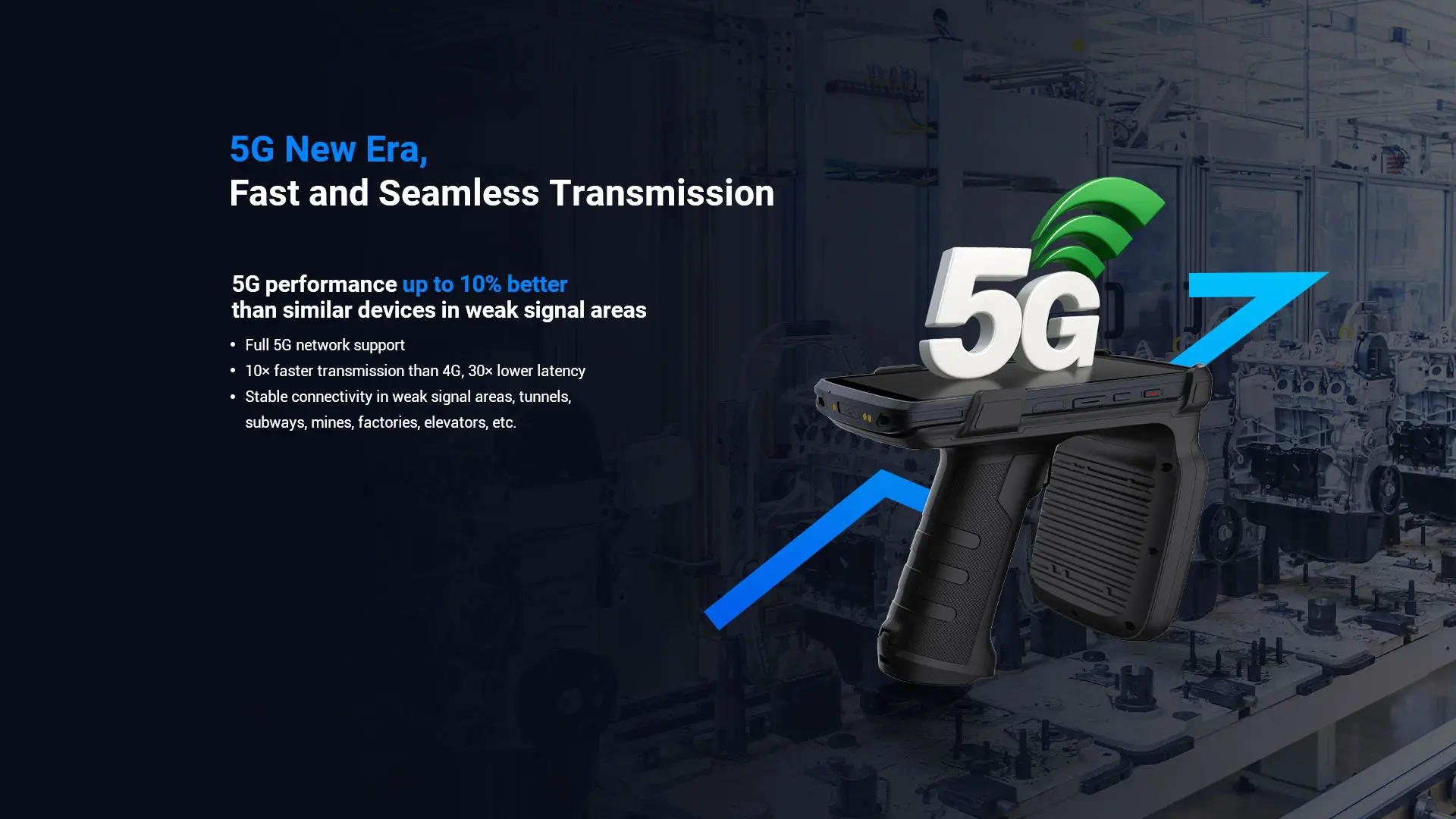 CRUISE2U 5G RFID Handheld Reader