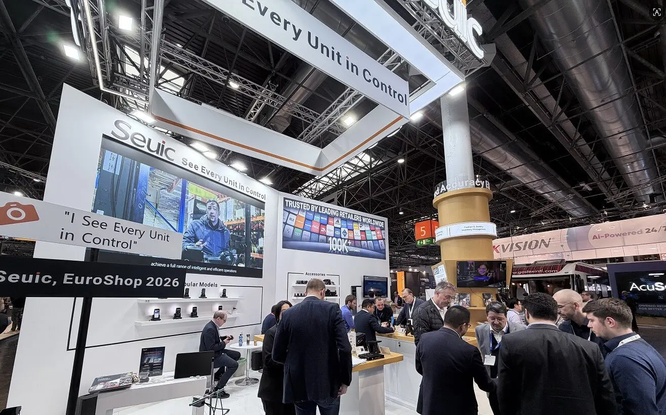Seuic comprehensive enterprise hardware ecosystem display wall at EuroShop 2026