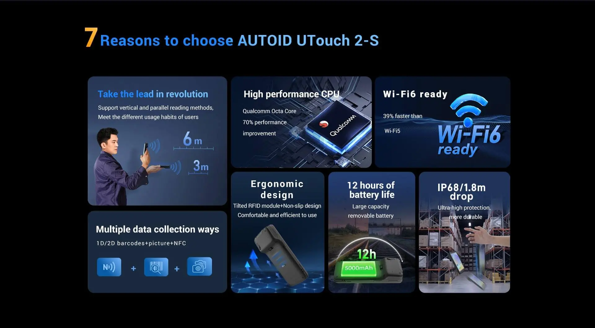 AUTOID UTouch 2-S Advantages Overview
